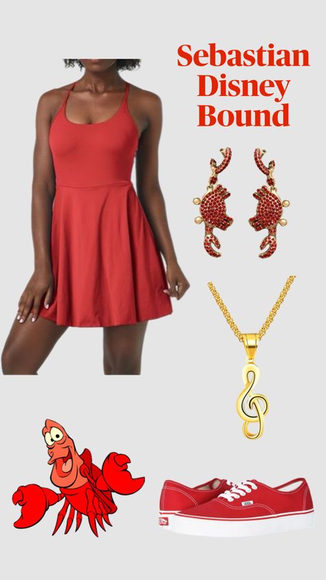 #disney #disneybound #sebastian #thelittlemermaid #littlemermaid #princess #disneyprincess #ariel #underthesea #disneyfit #disneyfitinspo #disneyoutfit Sebastian Disney, Disney Themed Outfits, Enchanted Evening, Disney Inspired Outfits, Disney Planning, Themed Outfits, Disney Outfits, Disney Inspired, Disney Channel