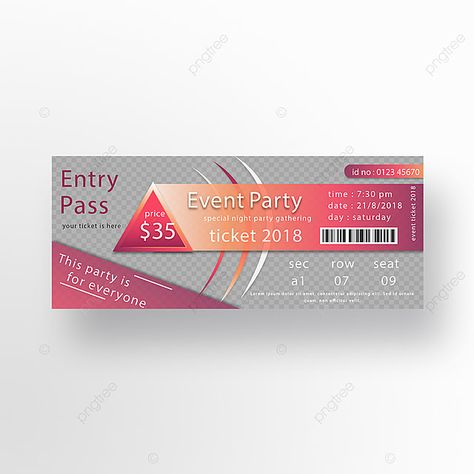 Event Ticket Design, Ticket Design Template, Corporate Id, Event Template, Ticket Design, Beer Party, Pink Valentines, Event Promotion, Latest Design Trends