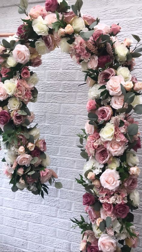 Dusty Pink Flower Garland Floral Garland Wedding Garland | Etsy Pink Flower Garland, Floral Garland Wedding, Artificial Flower Garland, Pink Garland, Garland For Wedding, Dusty Pink Weddings, Aisle Runners, Flower Garland Wedding, Light Pink Wedding