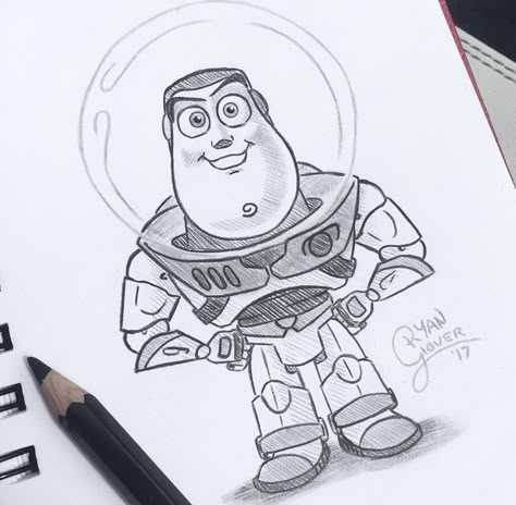 Up Characters Pixar Drawing, Buzzlight Year Drawing, Pixar Characters Drawings, Buzz Lightyear Sketch, Buzz Drawing, Disney Characters Sketches, Buzz Lightyear Drawing, Buzz Lightyear Tattoo, Pixar Sketches