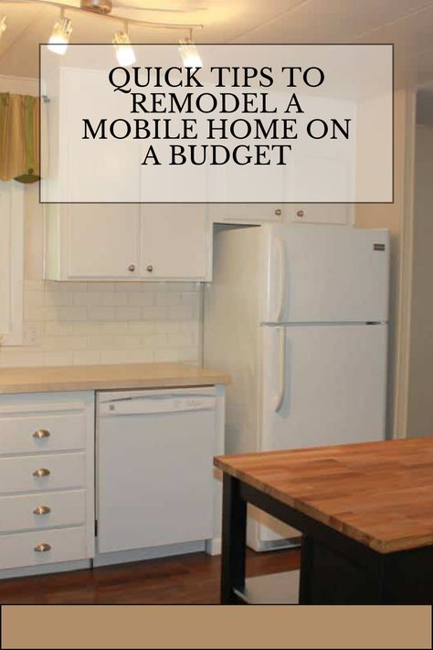 Over the years we’ve done over 100 homeowner interviews and have learned a ton of great tips and tricks for remodeling a mobile home on a budget. Here are just a few of them! Renovate Mobile Home, Mobile Home Remodel On A Budget, Remodeling Mobile Homes On A Budget, Mobile Home Remodel Interiors, Mobile Home Ceiling Remodel, Mobile Home Remodel Doublewide, Updated Mobile Home, Remodeling A Mobile Home, Remodel A Mobile Home