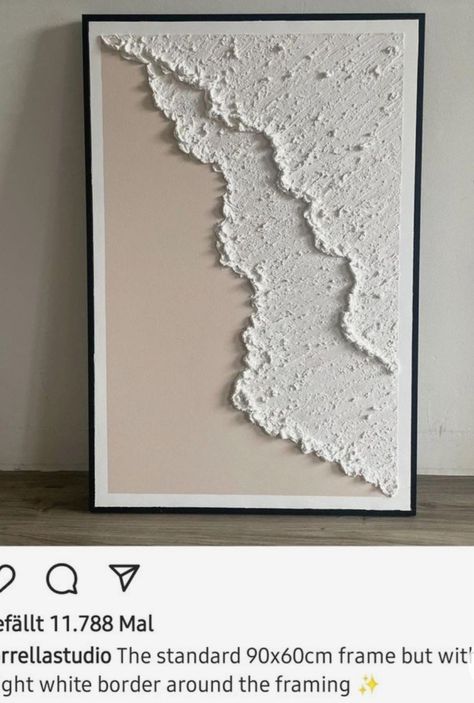 Fish Wall Art Diy, Large Painting Bedroom, Fine Liner Artworks, Textured Canvas Painting Ideas, Putty Painting On Canvas, Diy Big Wall Art, Structure Paste Art, Art Work Texture, Textured Wall Canvas