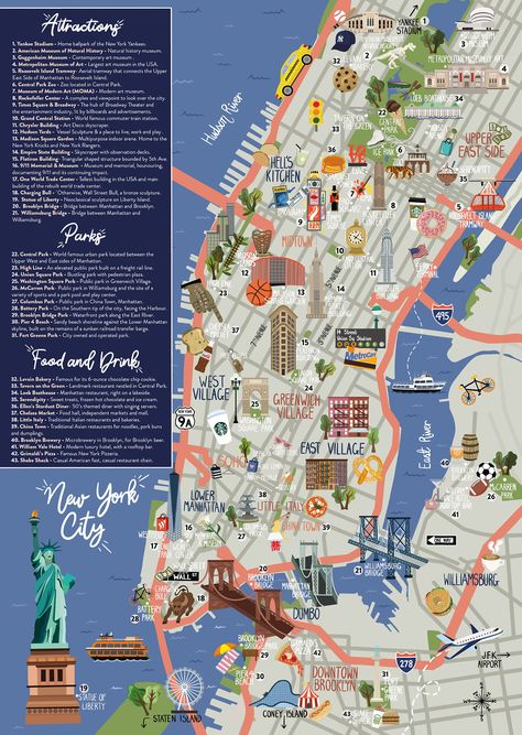 Maps | bethanylord A3 Size Poster, New York Trip Planning, Nyc 2023, New York 2023, Nyc Itinerary, New York City Christmas, Nyc Map, New York City Vacation, New York Vacation