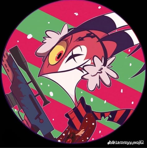 Boss Christmas, Boss Series, Boss Wallpaper, Us When, Vivziepop Hazbin Hotel, Christmas Icons, Christmas Characters, Hotel Art, Matching Profile Pictures