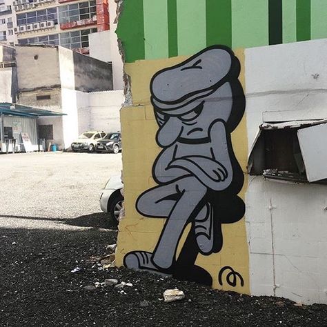 Little dude just chilling on the corner. @muretz Guy Doing Graffiti, Graff Art, Black Power Art, Graffiti Wildstyle, Graffiti Doodles, Graffiti Cartoons, Graffiti Style Art, Street Graffiti, Graffiti Characters