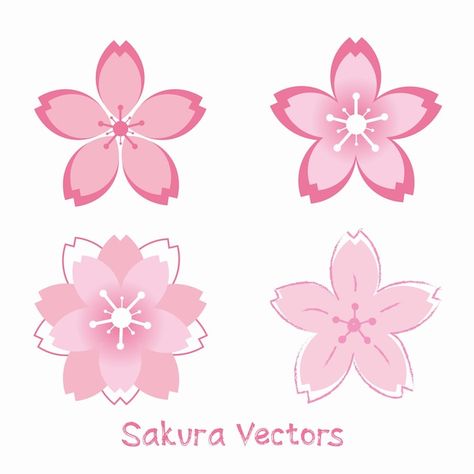 Free Vector | Cherry blossom collection in watercolor style Cherry Blossom Wreath Drawing, Sakura Illustration Flower, Copy Paste Symbols, Drawing Environments, Cherry Blossom Illustration, Sakura Watercolor, Cherry Blossom Vector, Cherry Blossoms Illustration, Home Idea