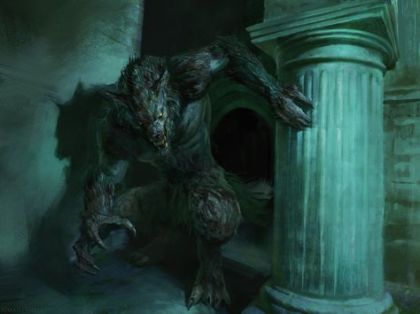 Werewolf Aesthetic, Creature Fantasy, Werewolf Art, Vampires And Werewolves, Fantasy Beasts, World Of Darkness, Fantasy Monster, Mythical Creatures Art, Creepy Art