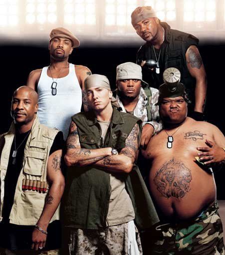 Eminem and D12 D12 Wallpaper, Eminem D12, Marshall Eminem, The Slim Shady, The Eminem Show, 90s Rappers, Eminem Slim Shady, The Real Slim Shady, Hands In The Air