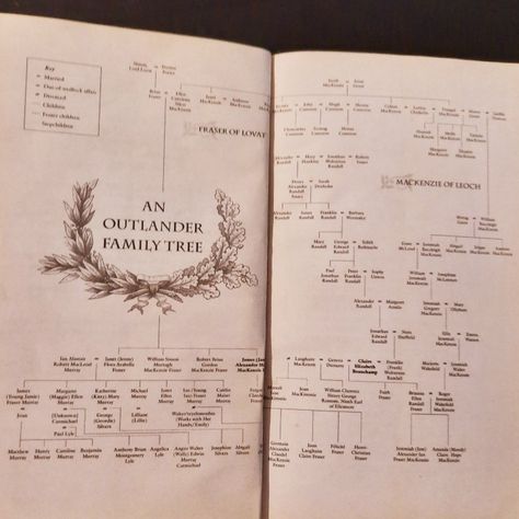 Outlander family tree Family Tree Aesthetic, Family Tree Journal, Family Tree Album, History Book Cover, Family Tree Book, Character Profiles, Family History Book, Funny Text, Funny Text Messages