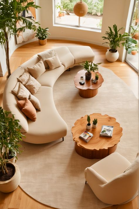 20 Mind-Blowing Modern Organic Living Room Ideas You Need to See – The Crafty Hacks Western Boho Living Room, Whimsical Living Room, Modern Contemporary Living, Organic Modern Living Room, Organic Living Room, Modern Contemporary Living Room, Minimal Living Room, Natural Wood Furniture, Live Edge Furniture