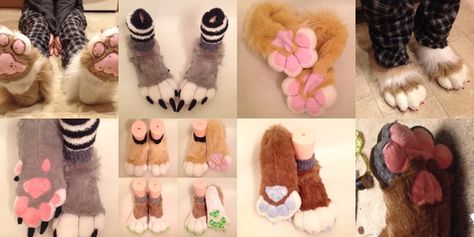 Fursuit Making, Fursuit Paws, Fursuit Tutorial, Dog Suit, Animal Costumes, Cosplay Diy, Cute Costumes, Ooak Dolls, Juno