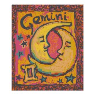 Slay Pictures, Gemini Vibes, Gemini Art, Smiling Eyes, Colorado Artists, Astrology Art, Small Canvas Art, Zodiac Art, Arte Inspo