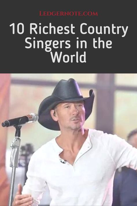 Find out which singers made this list of The 10 Richest Country Singers. They've amassed incredible fortunes through their music, tours, and endorsements. Country Singer Photoshoot, Old Country Music Singers, Contry Music, Country Music Guitar, Classic Singers, Famous Country Singers, Old Country Songs, Texas Country Music, Male Country Singers