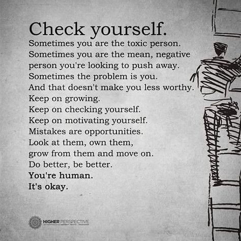 Sometimes its ok to not be ok and that's absolutely fine we will always have the good or bad behaviours within us it's just how our mind works. Just don't make a habit of putting yourself down because you didn't feel you were good enough or worthy enough. It's happened move on and learn from it. There is no such thing as being perfect.  #limitbreaklifestyle #lifestandards #selfdiscovery #checkingyourself #love #oknottobeok #happiness #freedom Quotes About Moving On From Friends, Sometimes Quotes, Negative Person, Quotes Inspirational Deep, Check Yourself, Quotes About Moving, Super Quotes, Trendy Quotes, Ideas Quotes