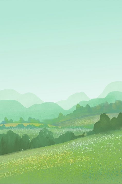 Spring, green, fresh, blue sky, white clouds, green grass, spring, spring, fresh green, spring background Blue Green Illustration, Cute Green Background, Hill Background, Blue Green Wallpaper, Blue Sky White Clouds, Green Clouds, Green Grass Background, Sky Illustration, Spring Flowers Background