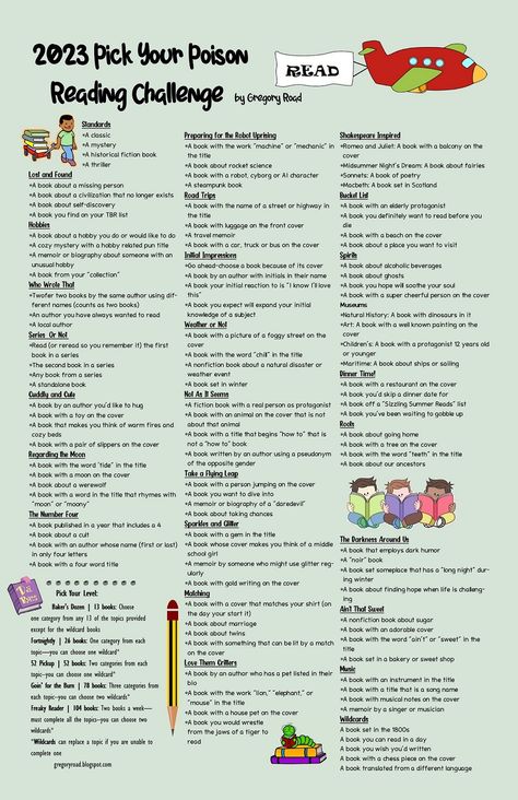 Reading Challenge Prompts, Pop Sugar Reading Challenge 2024, Pick Your Poison Reading Challenge, 2025 Reading Challenge, Reading Challenge For Adults, Reading Challenge 2023, Reading Challenge For 2023, 2024 Reading Challenge, Tower Of Books Challenge