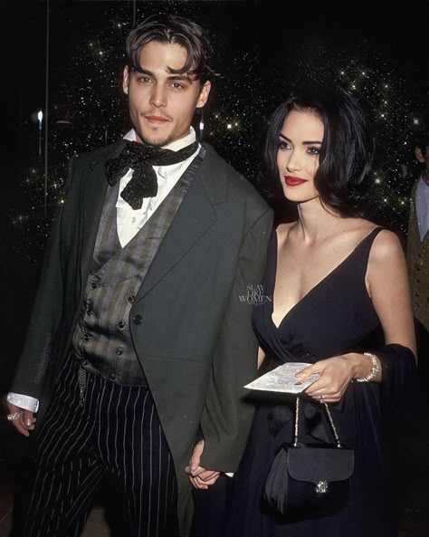 Depp And Winona Ryder, Johnny Depp And Winona Ryder, Debbie Depp, Winona Ryder 90s, Johnny And Winona, 90s Johnny Depp, Johnny Depp And Winona, Winona Forever, Young Johnny Depp