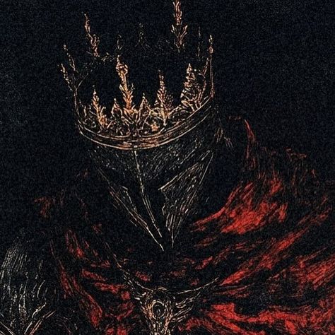 Insanity Artwork, Dark Red Painting, Black Knight Art, Charles Core, Knight Aesthetics, Crazy Pfp, Dark Fantasy Knight, Icons Dark Aesthetic, Rpg Icons