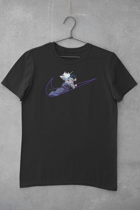 Minimal Anime Tshirt Design, Naruto Tshirt Designs, Naruto Tshirt, Illustration Tshirt, Naruto Eyes, Naruto Vs Sasuke, Tshirt Illustration, Naruto Vs, Anime Streetwear