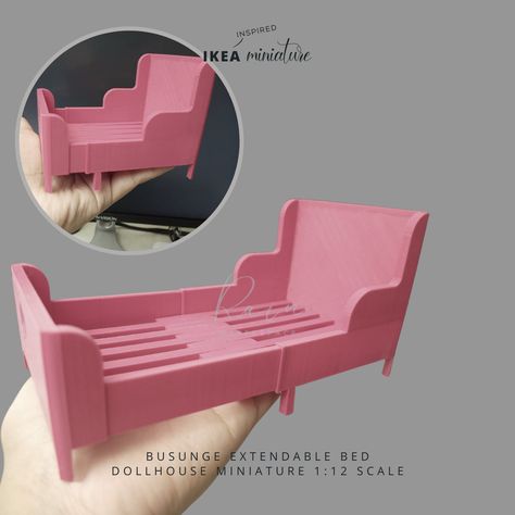 Extendable Bed, 3d Printed House, Maker Labs, 3d Printing Diy, 3d Printable, Miniature Model, Print Models, Doll Furniture, Banner Ads