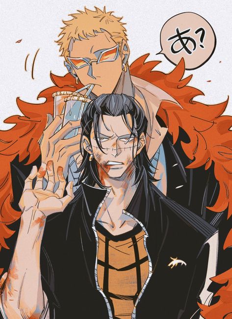 Smoker X Crocodile, Crocodile And Doflamingo, Mihawk X Shanks, Doflamingo Wallpaper, Sir Crocodile, Purple Painting, Christmas Gifts For Teen Girls, One Piece Ace, One Piece Ship