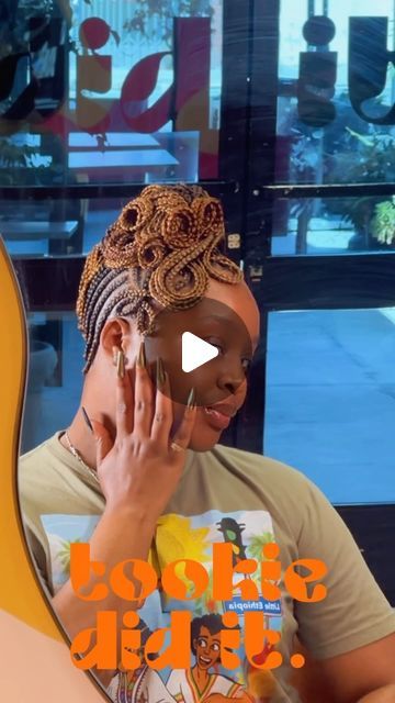 TOOKIE DID IT on Instagram: "FULL 360‼️ ARE YOU LOVING IT!! 🔥 BRAIDED FRENCH ROLL!!!   Go Watch me braid on my TikTok‼️👉🏽 tookiedidit_  🔥#tookiedidit #thebraidedbaldhead #braidedbaldie   STYLE👉🏽 BRAIDED UPDO  HAVE YOU BOOKED YET???? ⬇️⬇️⬇️ Link in bio  🔥ALL PRODUCTS AVAILABLE! Online at tookiedidit.com🔥 #tookiediditsalon   PRODUCT👉🏽POLISH’T BRAID GEL PRODUCT👉🏽SWOOP’T EDGE CONTROL PRODUCT👉🏽FINISH’T HAIR FOAM  For more content like this follow @tookiedidit   LINK IN BIO  • @tookiedidit  @tookiedidit  @tookiedidit   #tookiedidmyhair #labraids #labraider #bohoknotlessbraids #braidsla #knotlessbraids #bohemianbraids #boxbraidsla #designbraidsla #crisscrossbraids #feedingbraidsla #knotlessbraidsla #stitchbraidsla #zigzagbraids #tribalbraidsla #braids #lasvegasbraider  #cornrowsla # Braided French Roll For Black Hair, French Roll Braids, Braided French Roll, Braid Gel, Hair Foam, Unique Braided Hairstyles, Cornrow Braid Styles, Braids Updo, French Roll