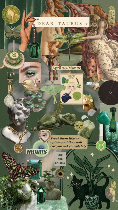 Taurus Mood Board Taurus + Core + Aesthetic, Taurus Mood, Taurus Wallpaper, Taurus Quotes, Astrology Taurus, Phone Wallpaper Patterns, Aesthetic Iphone Wallpaper, Star Signs, Mood Boards