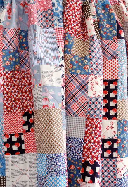 The Little House On The Prairie Quilt Prairie Quilt, Patchwork Curtains, Patchwork Inspiration, Little House On The Prairie, Pretty Quilt, Vintage Traditional, Just Imagine, Heart Quilt, Scrappy Quilts