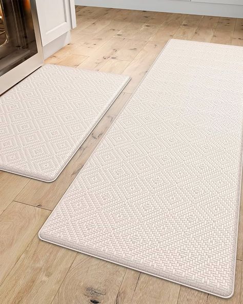 Amazon.com: DEXI Kitchen Mat Cushioned Anti Fatigue, 2 PCS Kitchen Rug Set Non Slip, Waterproof Comfort Standing Kitchen Floor Mat, 17"x29"+17"x59", Brown : Home & Kitchen Kitchen Stand, Kitchen Mats, Kitchen Mats Floor, Kitchen Floor, Rug Sets, Kitchen Utensils Gadgets, Kitchen Mat, Kitchen Flooring, Kitchen Rug