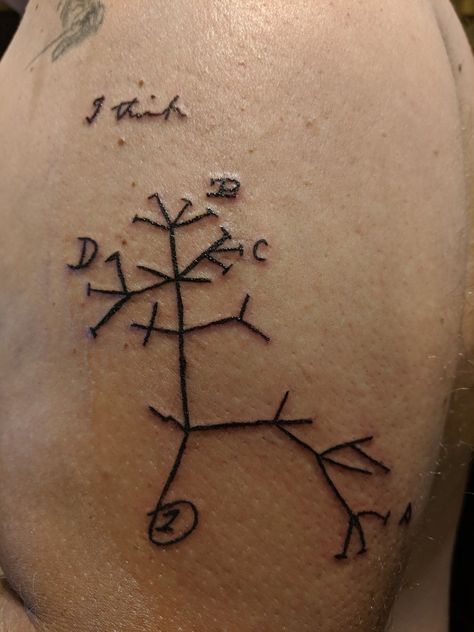 Biology Tattoo Ideas, Biology Tattoos, Biology Tattoo, Drawn Tree, Science Tattoo, Tattoo Board, Epic Tattoo, Symbol Tattoos, My Bf