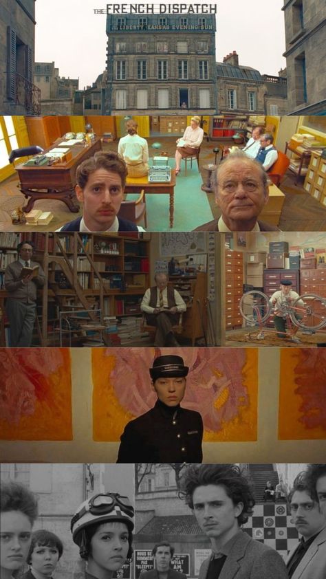 The French Dispatch Aesthetic, Burrito Filling, The French Dispatch, French Dispatch, Wes Anderson Movies, Wes Anderson Films, Animation Sketches, Mood And Tone, Wes Anderson