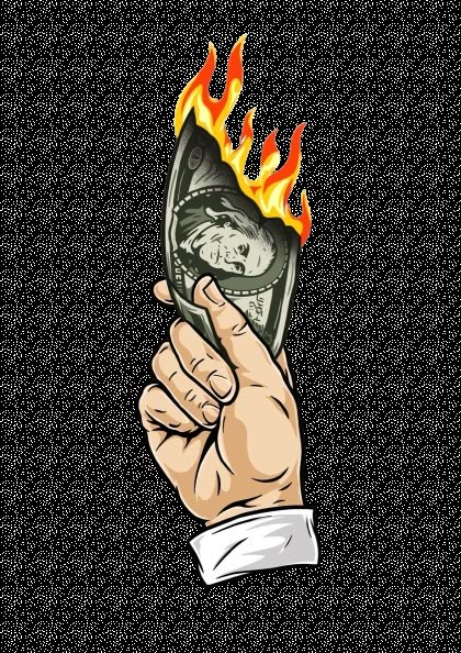 Money On Fire, Money In Hand, Money Is Everything, Money Design Art, Money Stickers, Money Design, Print Design Art, Album Art Design, Trippy Wallpaper