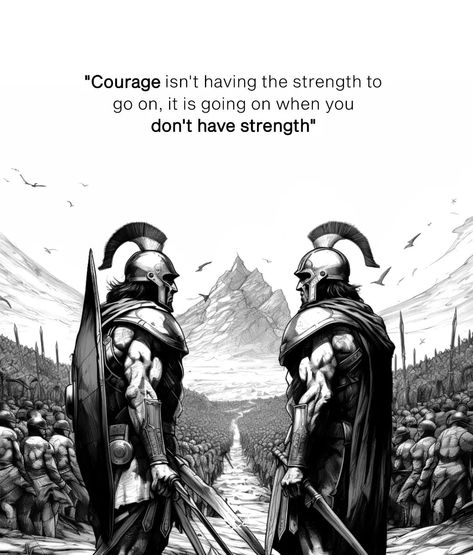 Being brave doesn't mean having the strength to keep going⬇️ but the will to keep going even when you don't feel like it. It's the resilience to push through adversity and challenges despite feeling exhausted or overwhelmed. True bravery is demonstrated when one perseveres without the assurance of success, fueled by inner resolve rather than physical power. It’s the determination to face challenges head-on, regardless of the obstacles. Courage is the quiet persistence that fuels progress ... Brave Man, Millionaire Mindset Quotes, Life Advice Quotes Inspiration, Life Advice Quotes, Reality Of Life Quotes, Gentleman Quotes, Motivational Stories, Wolf Quotes, Anime Quotes Inspirational