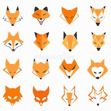 Fox Logo Design, Logo Illustration Design, Art Fox, Logo Face, Nail Drawing, Fox Face, Fox Logo, Fox Illustration, Font Face