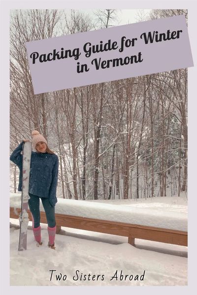 The perfect packing guide for your winter weekend trip to Vermont - by a Vermonter! Everything you'll need to pack to stay cozy, warm and cute while doing tons of winter activities. A simple, customizable guide with lots of recommendations. Essential Packing List, Vermont Winter, Vermont Travel, Packing Essentials List, Winter Packing List, East Coast Usa, Winter Weekend, Winter Trip, New England Travel