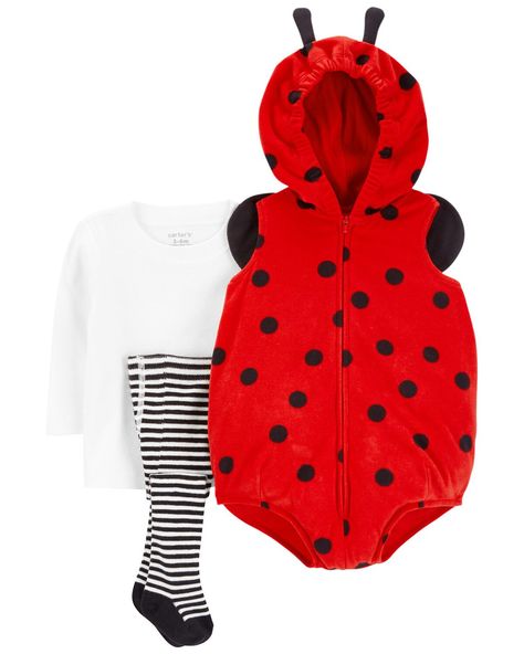 Red/White/Black Baby Ladybug Costume | carters.com Toddler Ladybug Costume, Baby Ladybug Costume, Toddler Girl Halloween Costume, Ladybug Costume, Baby Ladybug, Baby Halloween Outfits, Toddler Costumes, Halloween 2023, Costume Shirts