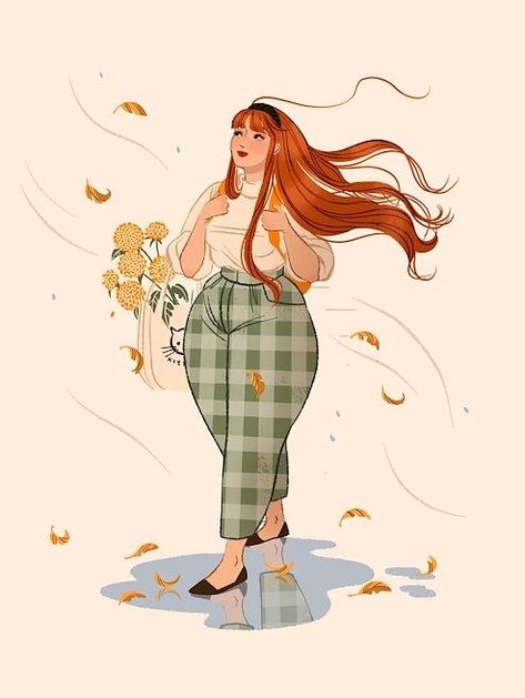 Leni Kauffman, Procreate People, Body Positivity Art, Plus Size Art, Fat Art, Arte Inspo, الرسومات اللطيفة, Girl Drawing, Art Journals