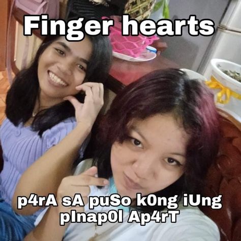 Tagalog Memes Funny Hugot, Finger Heart Meme, Finger Hearts, Funny Hugot, Tagalog Funny, Mood Pictures, Memes Tagalog, Meme Reaction, Filo Memes