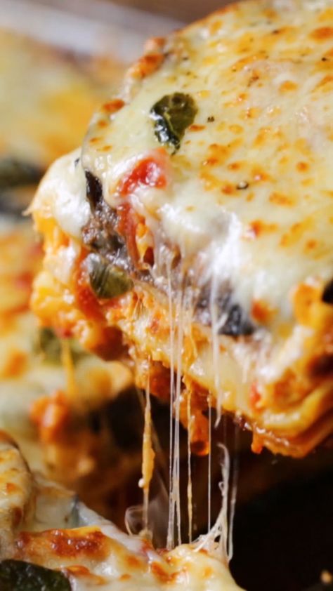 Chicken & Eggplant Parm Lasagna Chicken Eggplant Lasagna, Chicken And Eggplant, Eggplant Lasagna Recipe, Chicken Eggplant, Baked Olives, Breaded Chicken Cutlets, Eggplant Lasagna, Eggplant Parm, Basil Chicken