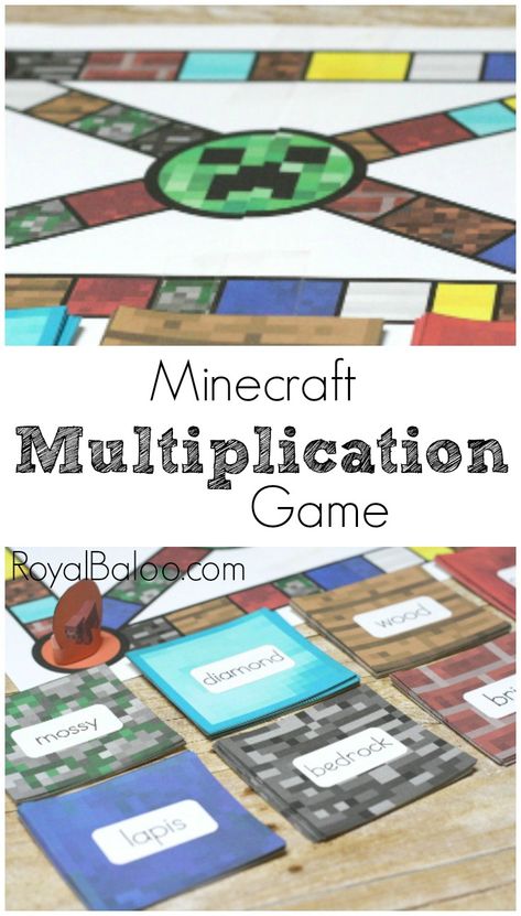 Multiplication Practice with Minecraft Multiplication Game → Royal Baloo