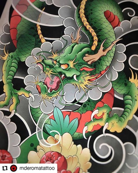 Traditional Japanese Dragon, Traditional Tiger Tattoo, Dragon Tattoo Sketch, Chinese Symbol Tattoos, Dragon Tattoo Art, Japanese Dragon Tattoo, Dragon Sleeve Tattoos, Dragon Face, Japanese Dragon Tattoos