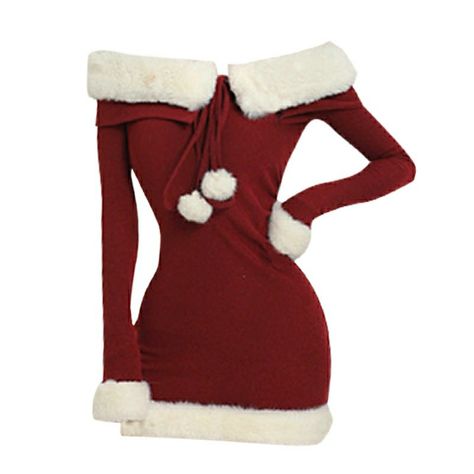 Santa Dresses Women, Present Outfit Christmas, Chistmas Dress, Christmas White Dress, Hot Christmas Outfits, Santa Outfits For Women, Red And White Christmas Outfit, Christmas Dress Aesthetic, Christmas Clothes Ideas