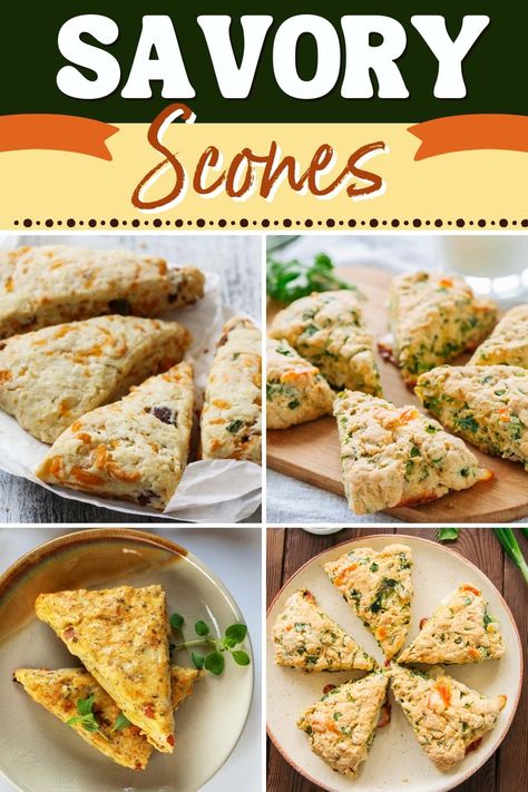 Once you try these savory scones, you'll never go back to sweet! From ham and cheese to herb parmesan to bacon and cheddar, you'll love them all! Cheddar Jalapeño Scones, Lemon Rosemary Scones, Herb Scones, Savory Scones Recipe, Rosemary Scones, Savoury Scones, Breakfast Scones, Lemon Scones, Cheese Scones