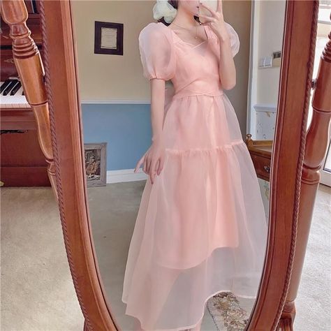 a3545bd79d31f9a72d3a78690adf73fcdesc53767905ri Kawaii Princess, Holiday Dresses Women, Christmas Dress Women, Mori Girl Fashion, Tokyo Street Fashion, Cottagecore Fashion, Peach Blush, Mori Girl, Fairy Dress