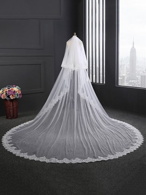 Cheap Wedding Veil, Ivory Bridal Veil, Cathedral Bridal Veils, Comb Veil, Long Veil Wedding, Ivory Veil, Cathedral Wedding Veils, Blusher Veil, Bride Veil