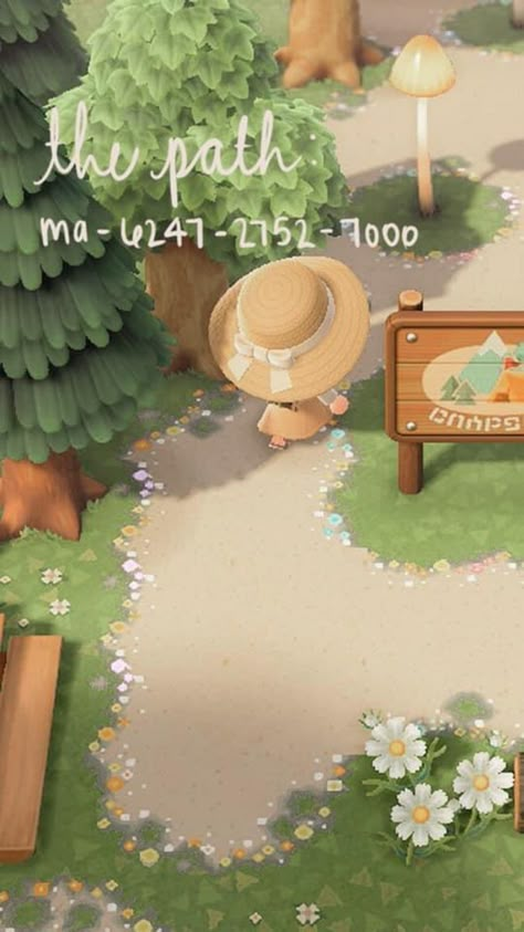 Acnh Path Codes Flowers, Acnh Walkway Codes, Acnh Flower Stone Path, Acnh Dirt Path With Flowers, Acnh Spring Path Designs, Acnh Flower Dirt Path, Dirt Paths Animal Crossing, Animal Crossing Summer Path, Acnh Path Codes Cottagecore