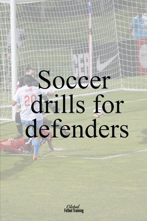 Soccer Defender, Fun Soccer Drills, Travel Soccer, Soccer Passing Drills, Coaching Soccer, Soccer Fitness, Girls Soccer Team, Soccer Drills For Kids, Bouncing Balls