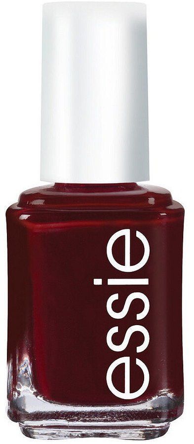 Essie Nail Color Essie Red Nail Polish, Plum Nail Polish, Holiday Nail Polish, Coral Nail Polish, Christmas Nail Polish, Plum Nails, Essie Nail Colors, Fall Nail Polish, Pastel Nail Polish