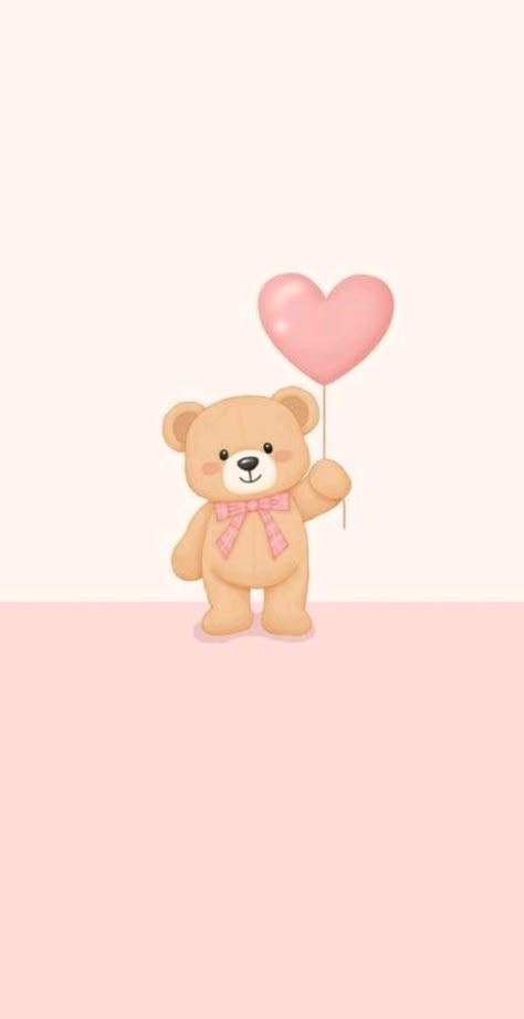 Samsung Galaxy Wallpaper Android, Teddy Bear Wallpaper, Cute Bear Drawings, Iphone Wallpaper Kawaii, Karakter Disney, Phone Wallpaper Pink, Sunflower Wallpaper, Valentines Wallpaper, Wallpaper Iphone Disney