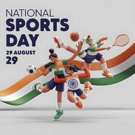 World Athletics Day Poster, National Sports Day Poster, Sports Day Poster, National Sports Day, Sports Day, Sports